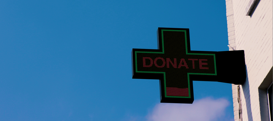 Belgium turns pharmacy crosses red to signal blood shortages in real time